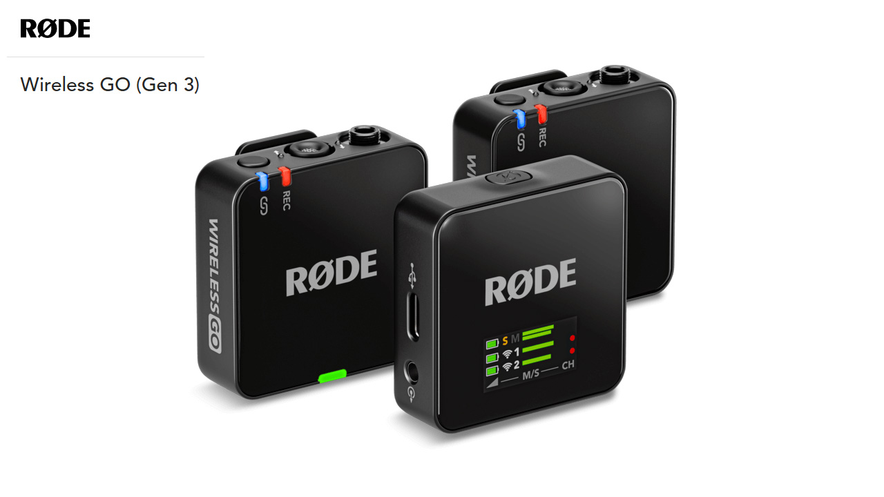 RØDE Wireless GO (Gen 3): ora con registrazione 32-bit float