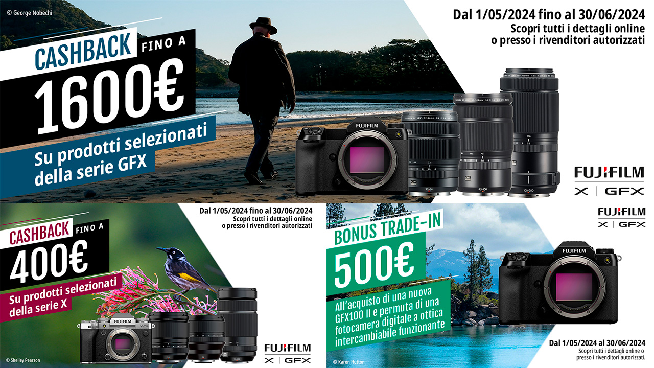 Manca poco alla fine delle promozioni Fujifilm: Cashback fino a 1.600 euro!