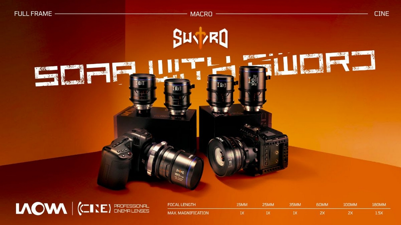 Laowa Sword FF Macro Cine: una nuova serie di obiettivi per i film-maker