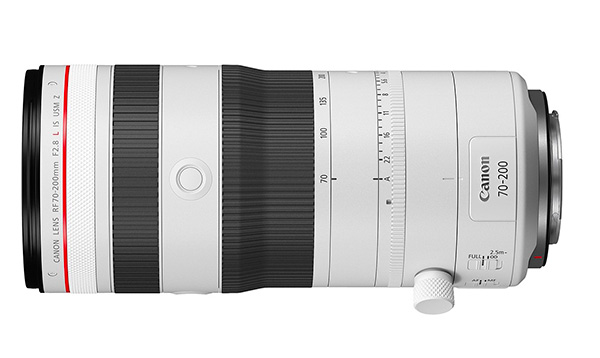 Canon RF 70-200mm F2.8 L IS USM bianco