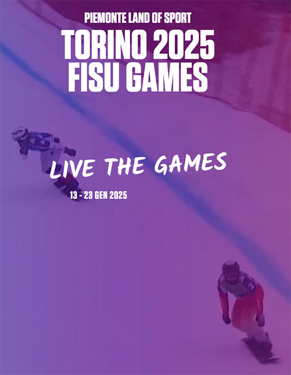 Torino  XXXII Giochi Mondiali Universitari Invernali dal 13 al 23 gennaio 2025